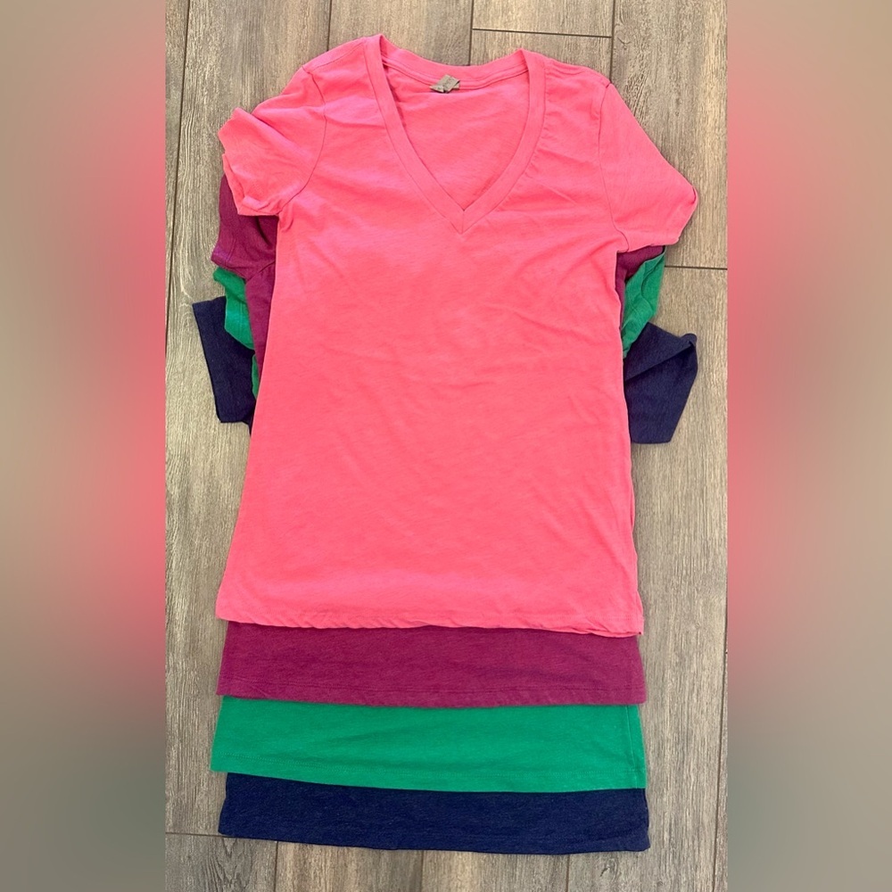 Next Level Womens Tee, Mixed Lots of 4 - Size Large